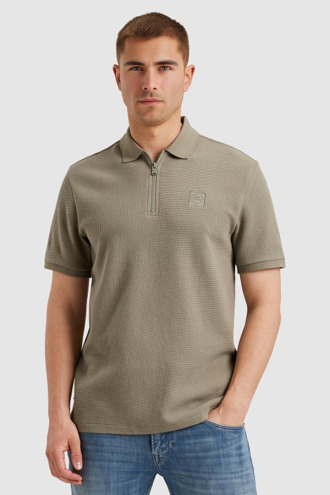 PME legend short sleeve polo flatback waffle